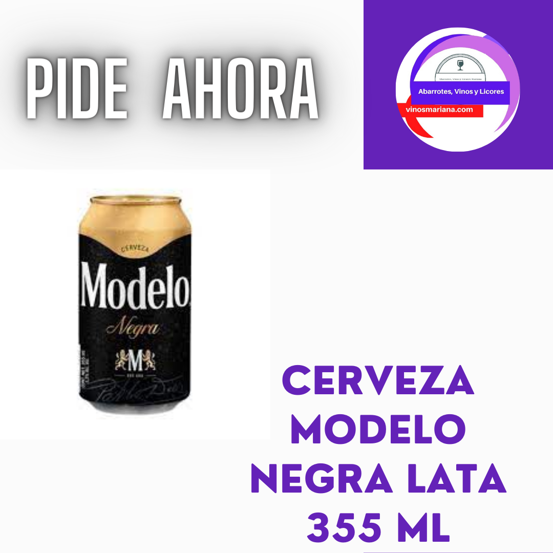 Cerveza Modelo Negra Lata 355 Ml – Vinos Mariana