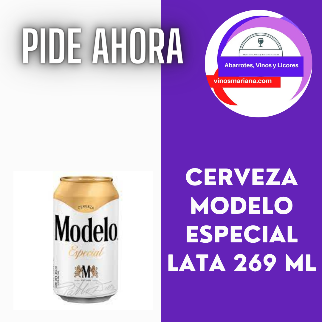 Cerveza Modelo Especial Lata 269 Ml – Vinos Mariana